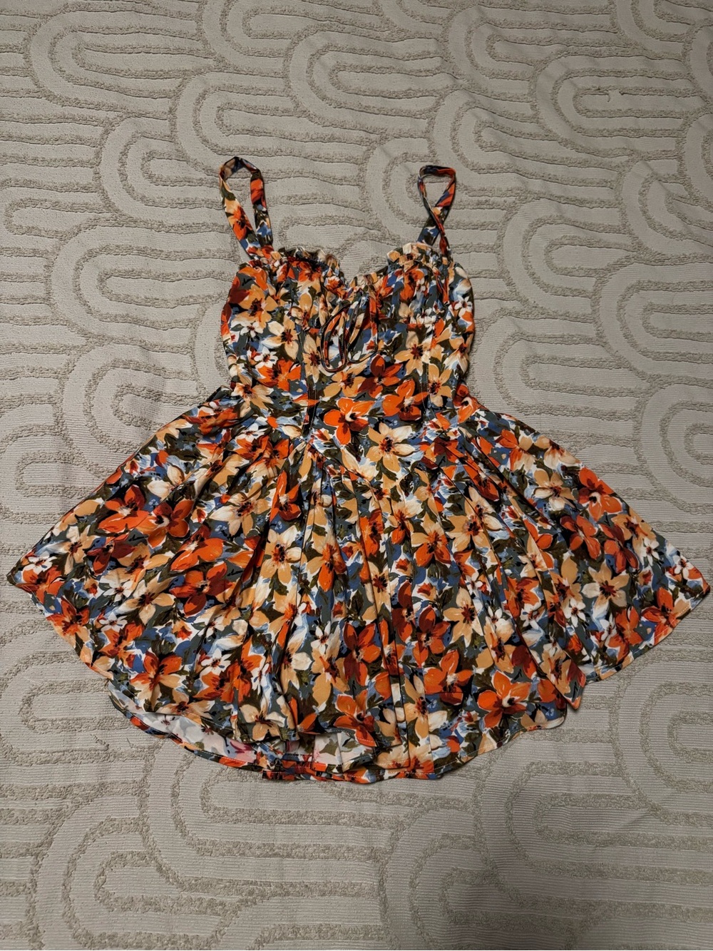 Floral mini dress